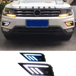Luz de circulación diurna LED DRL y antiniebla – VW Tiguan L 2017 2018