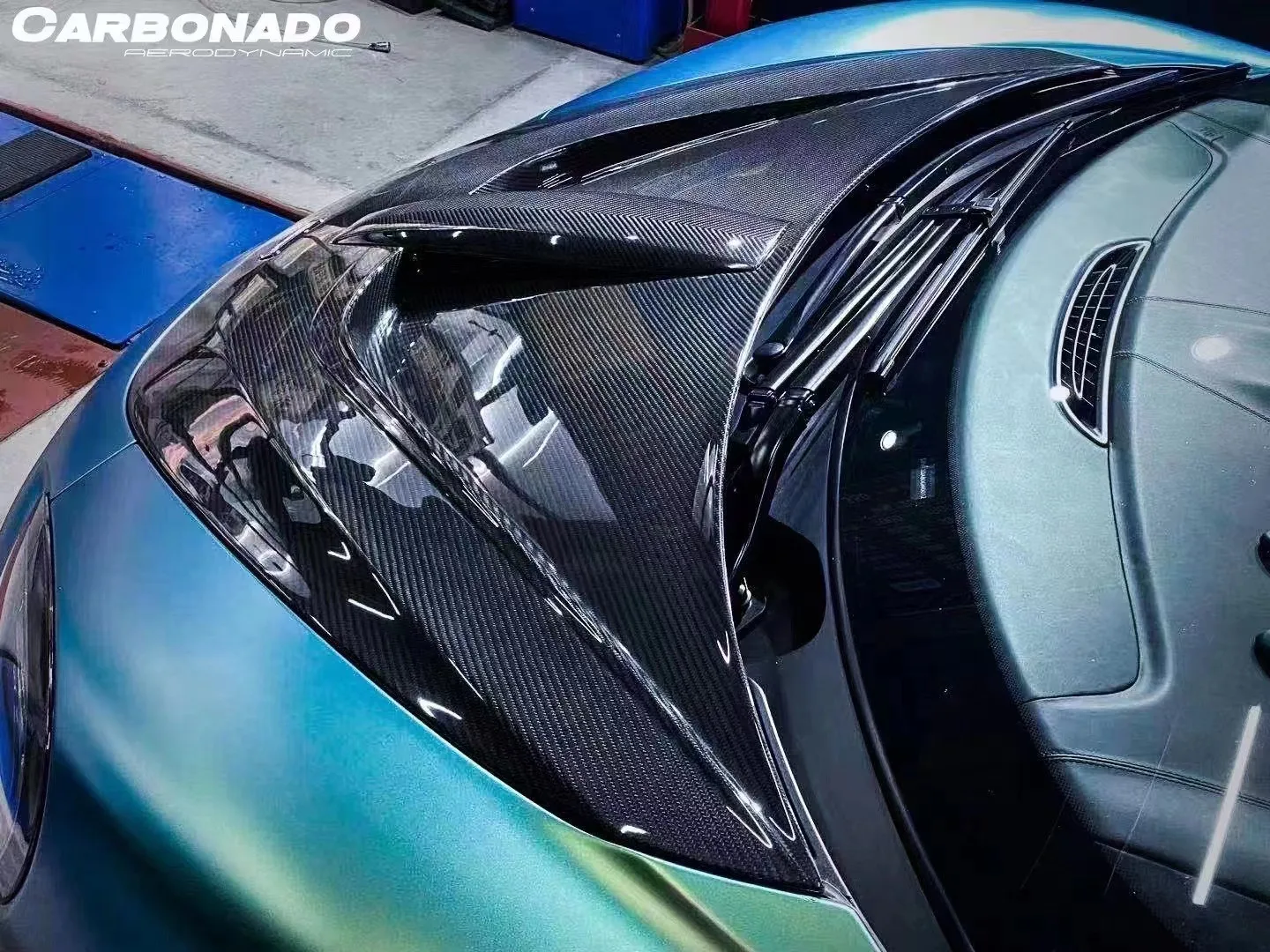 Capó de fibra de carbono estilo N para McLaren 540S 570GT 720S - imagen 2