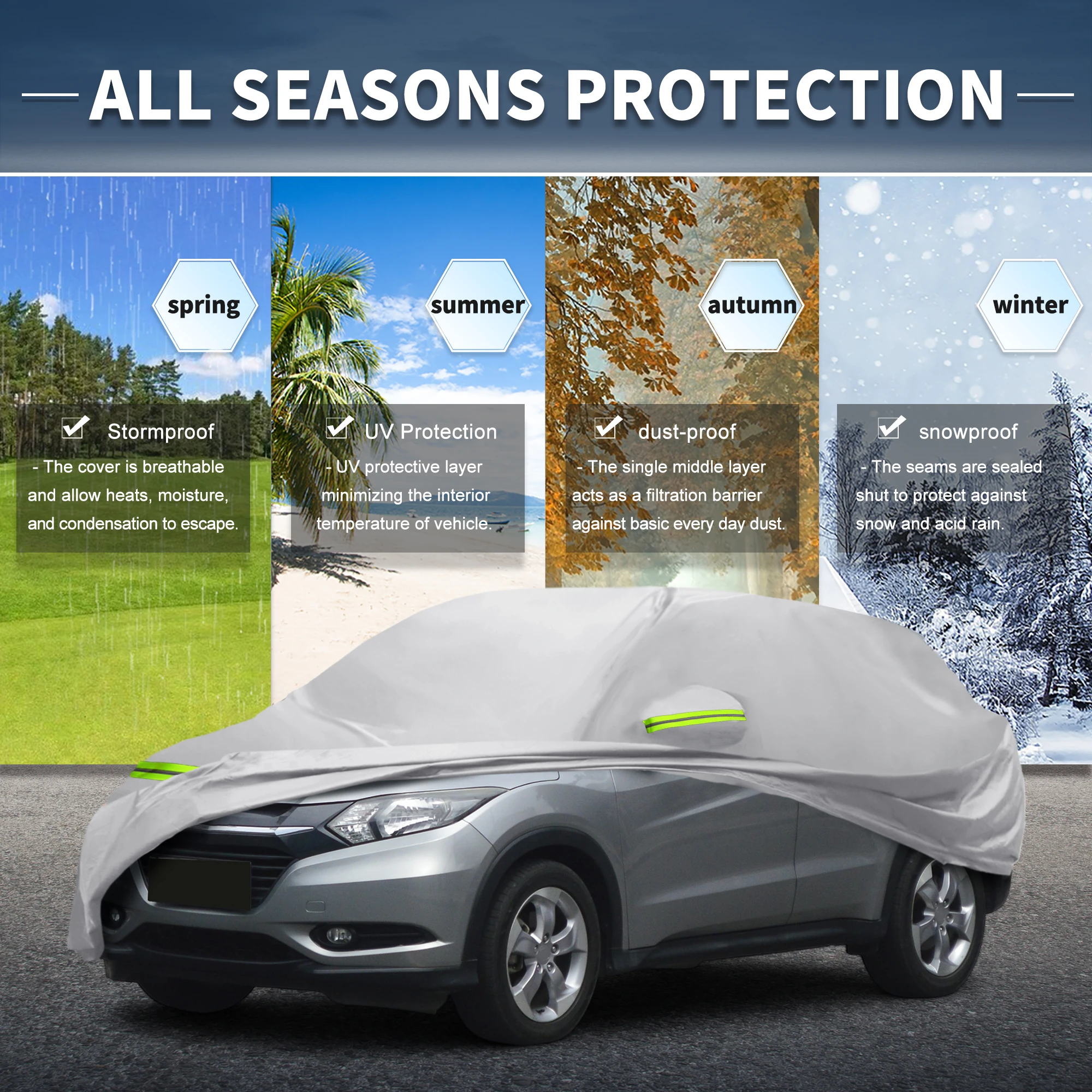 Funda coche X Autohaux Honda Vezel impermeable protección solar todo clima