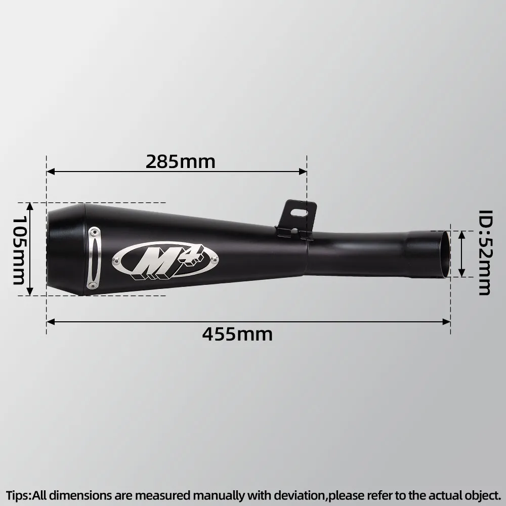 Silenciador de línea deslizante M4 de escape de motocicleta con línea de carreras DB Killer para motocicleta Kawasaki ZX-6R ZX6R 2009-2025 - imagen 2