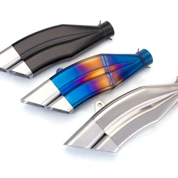 Tubo de escape inoxidable doble salida – Nissan Micra K11 51 mm