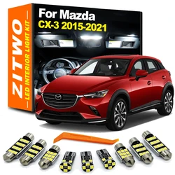 ZITWO Kit de luces LED interiores Canbus para Mazda CX-3 2015-2021