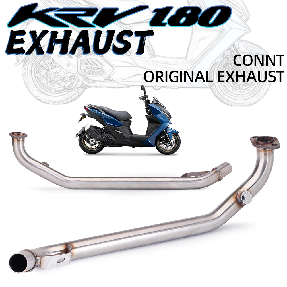 Silenciador de escape completo para KYMCO KRV180 con tubo medio - imagen 2