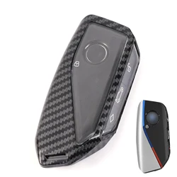Carcasa llave BMW fibra carbono para X5 X6 X3 X4 X7 M Sport 2024-2025