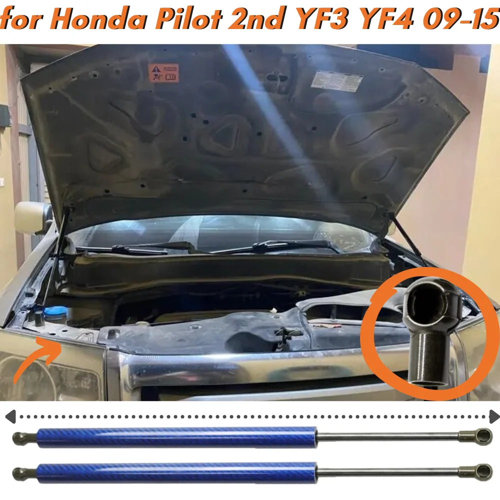Puntales de gas y soportes para capó Honda Pilot 2ª 2009-2015