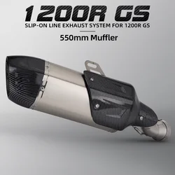 Escape slip-on BMW R1200GS Adventure 2013-2019 con tubo intermedio