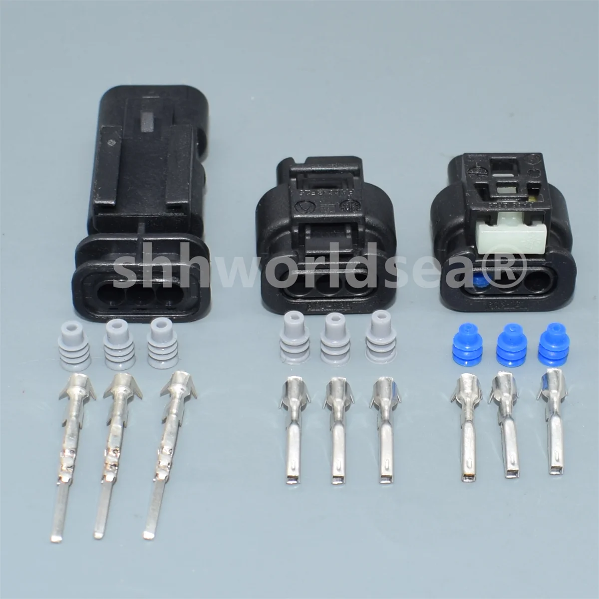3C0 973 203 Conector enchufe automotriz de 3 pines 1,2 mm - VW - imagen 3