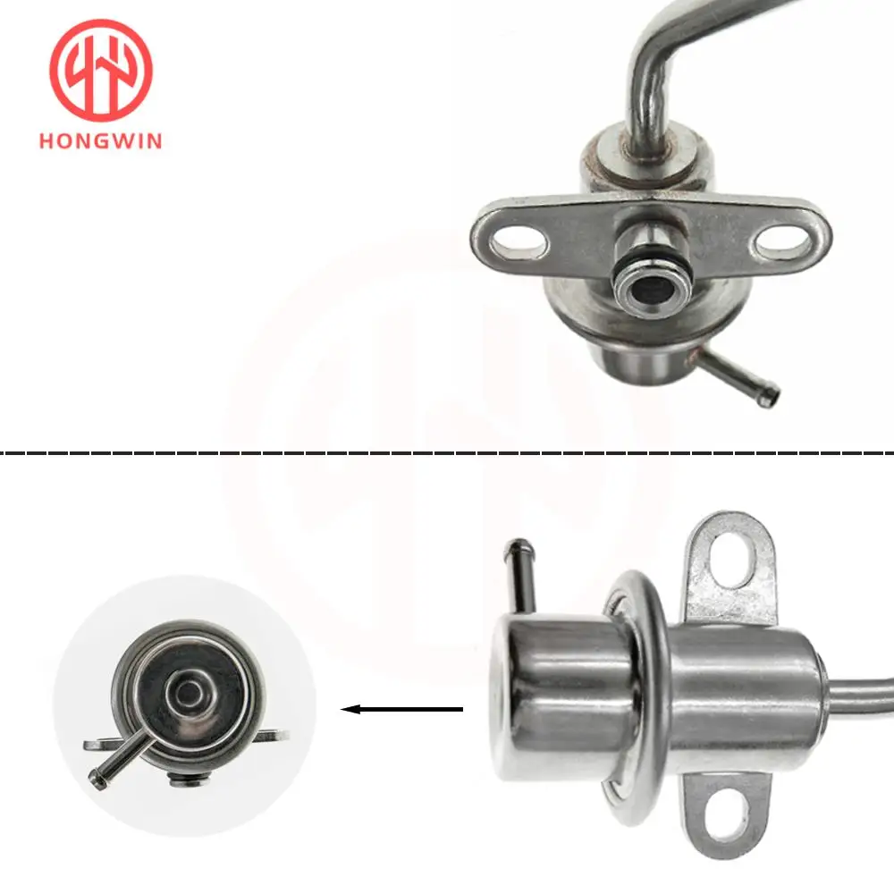Vista del regulador de presión de inyección de combustible