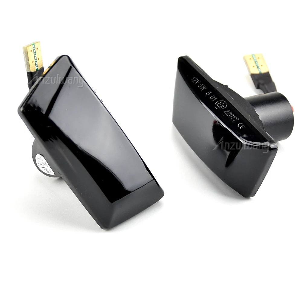 Luz LED de intermitente dinámica, marcador lateral secuencial para Opel Astra H MK5 Insignia Zafira Corsa D MK4 Meriva Adam, 2 uds. - imagen 2