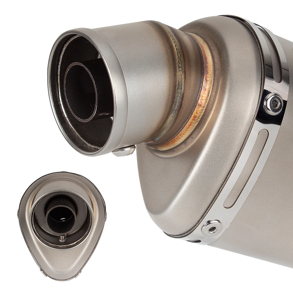 Silencioso de escape universal T98 para moto con DB Killer - imagen 3