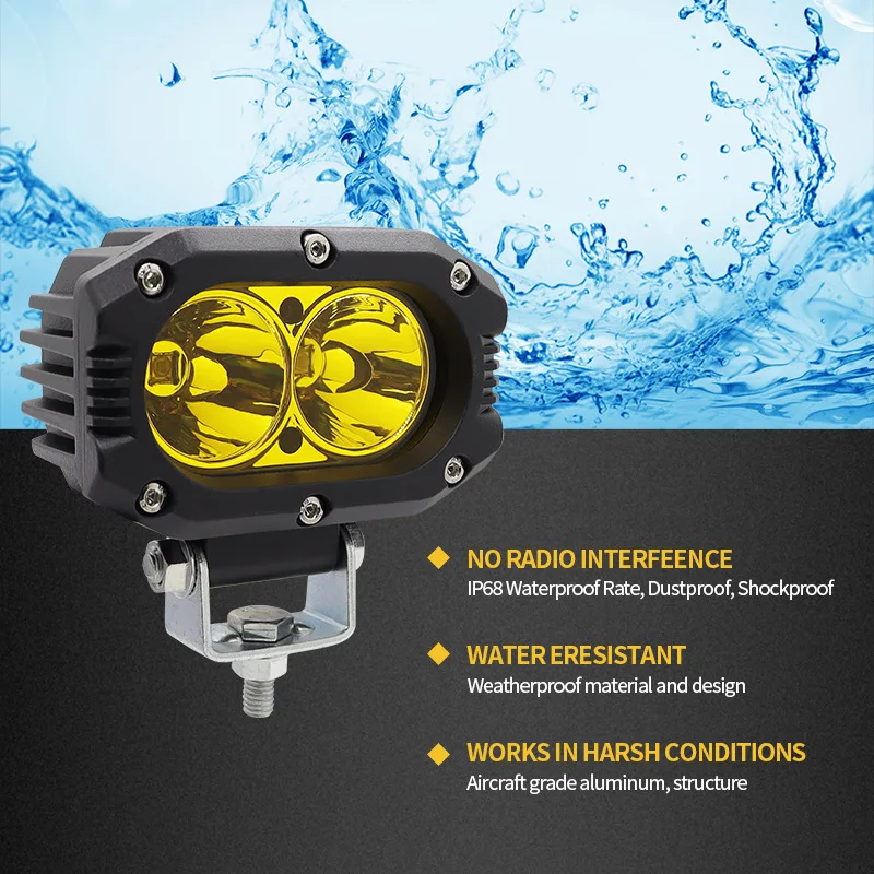 Foco LED todoterreno 40W 4'' UTVLight - luz trabajo off-road - imagen 4
