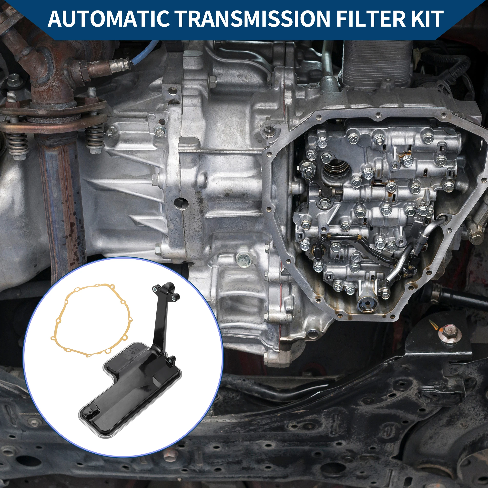 UXCELL No.0AW 301519 C Kit de filtro de transmisión automática con junta para Audi A4 2009-2016 Juego de filtros de aceite de transmisión - imagen 2