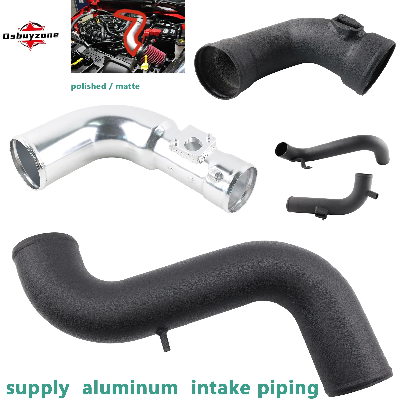 Tubo de entrada aluminio rendimiento BMW B48 B58 – VW Golf MK6 1.8 TSI