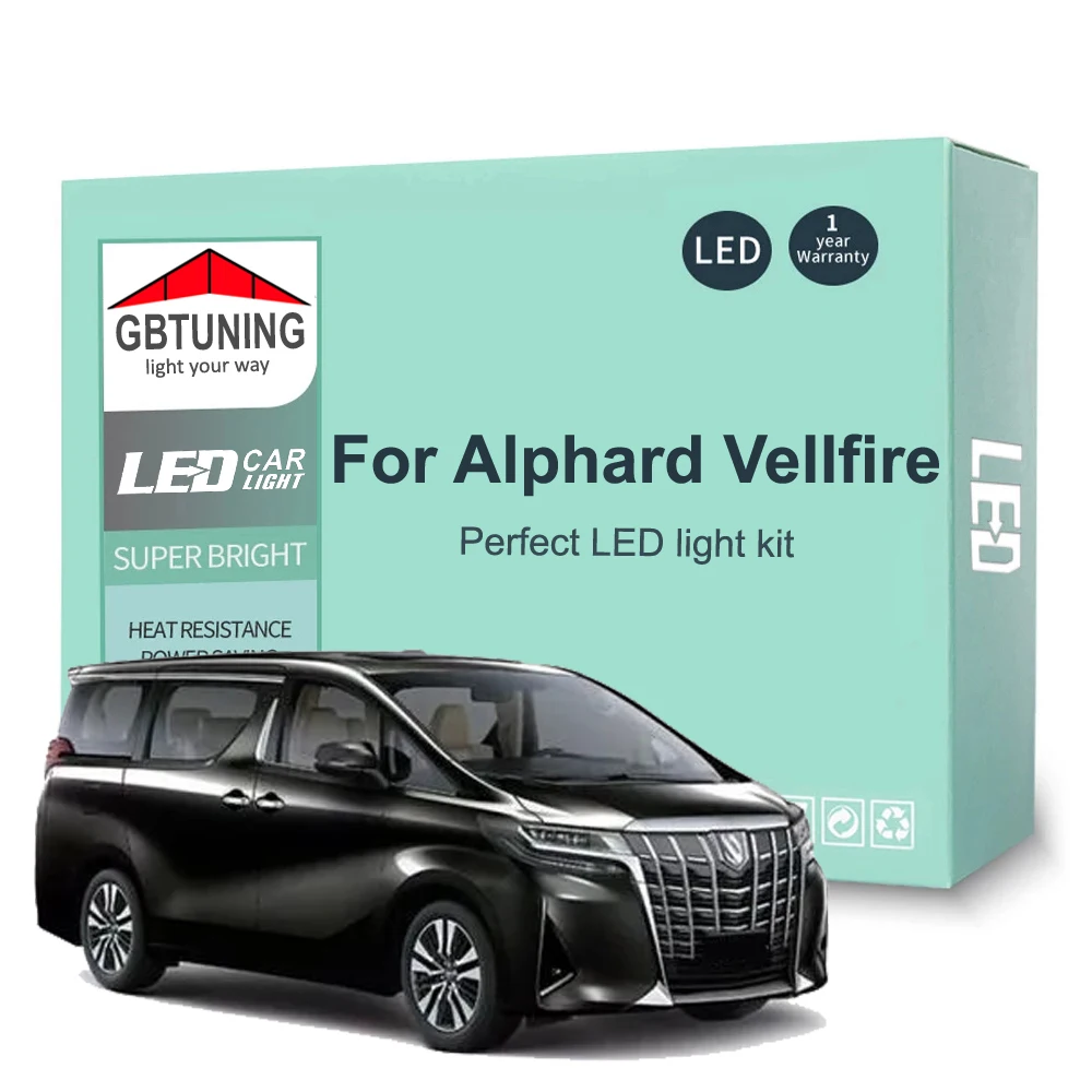 Bombillas LED Canbus de interior Toyota Alphard y Vellfire