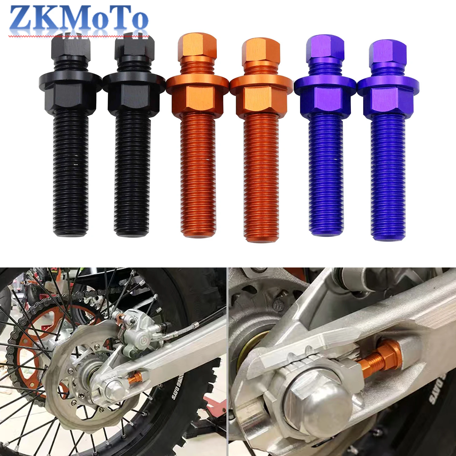 Tornillos reguladores de cadena KTM 125-500 2007-2023