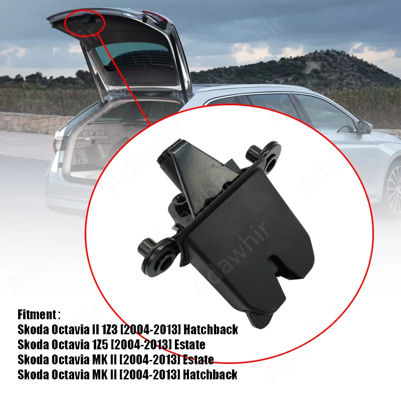 1Z5827501C Cerradura portón trasero Skoda Octavia II 2004-2012