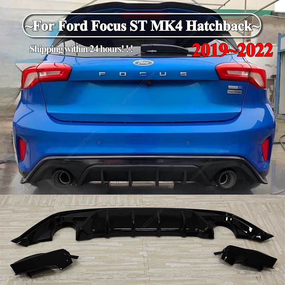 Difusor trasero ABS Ford Focus ST MK4 2019-2022 – estilo deportivo