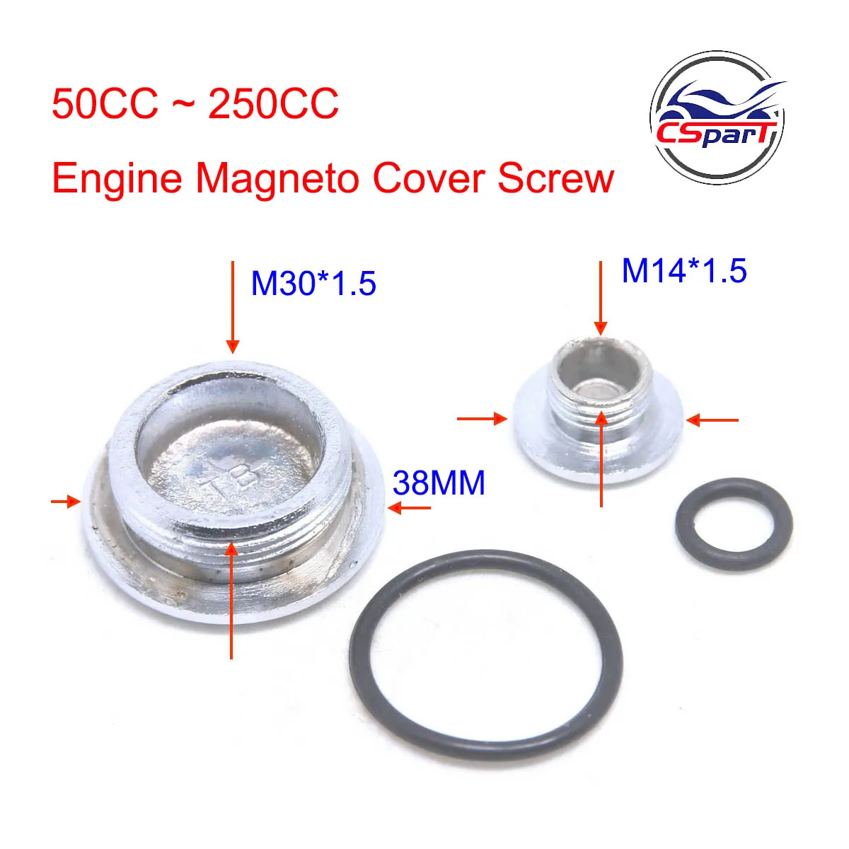 Tapas de motor magneto completas para moto cross y ATV - imagen 3