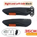 2pcs 36cm  Black L R