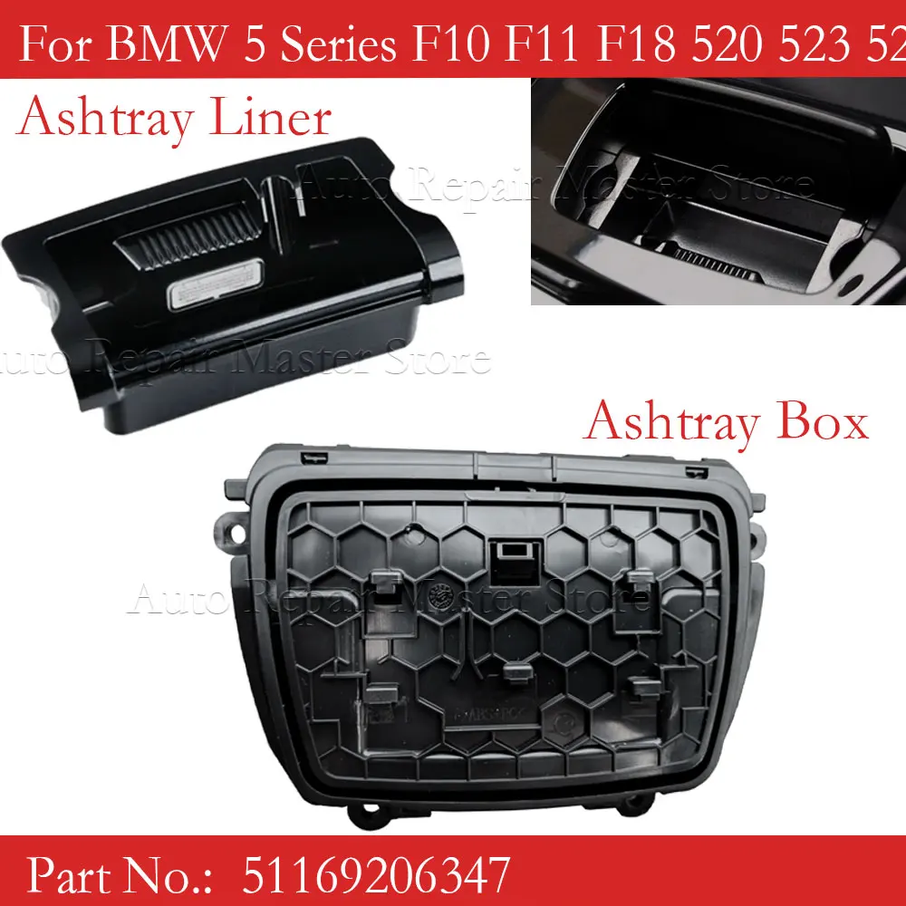 Tapa cenicero consola central BMW Serie 5 F10/F11/F18 51169206347