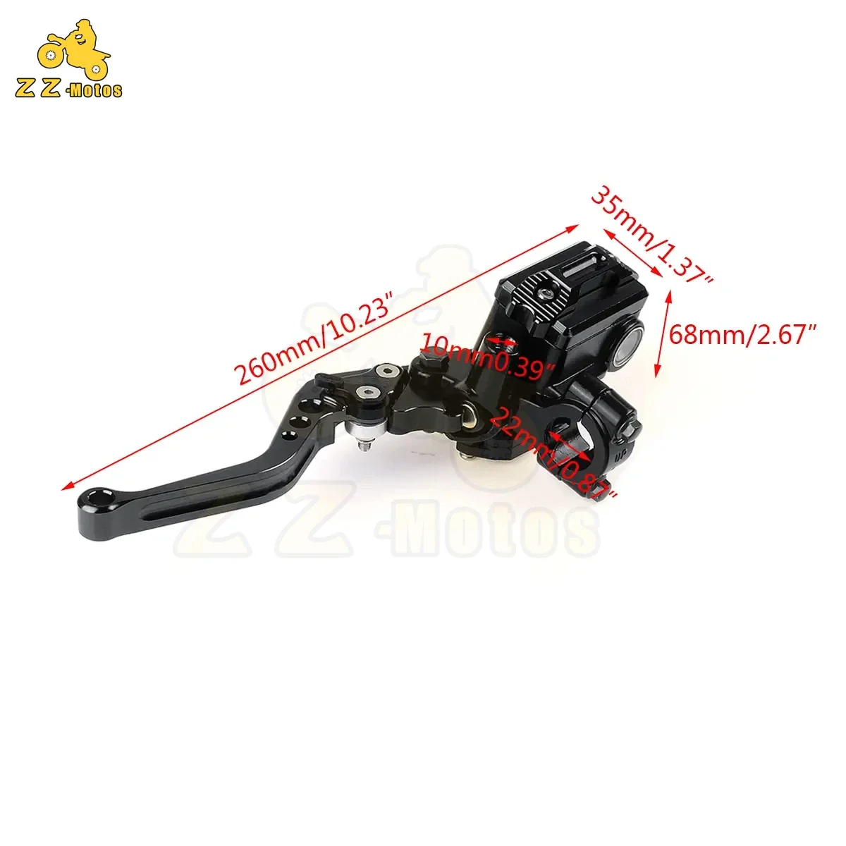 Conjunto de mandos izquierdo y derecho para motocicleta