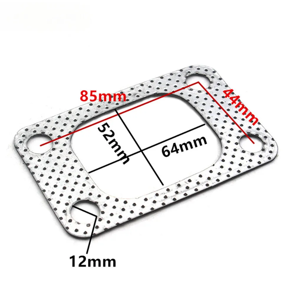 Junta turbo universal 10 piezas brida 4 pernos grafito aluminio - imagen 4