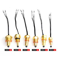 Sensor universal de temperatura del refrigerante para coche 12/24 V