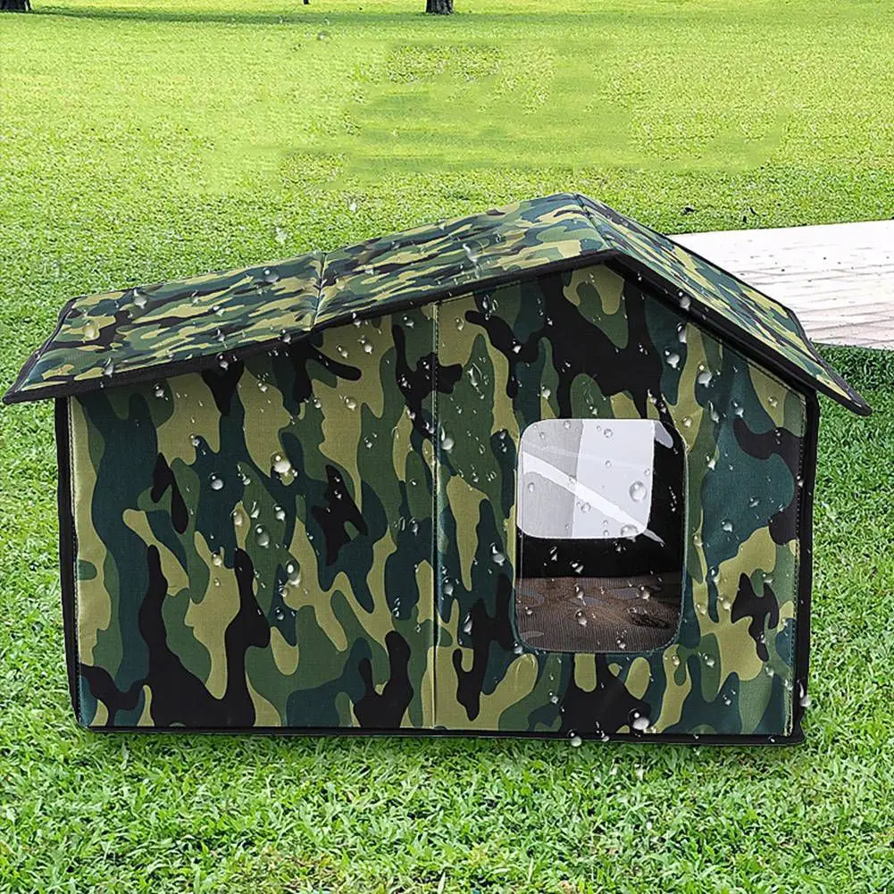 Casa plegable para gatos exterior: refugio cálido e impermeable - imagen 2