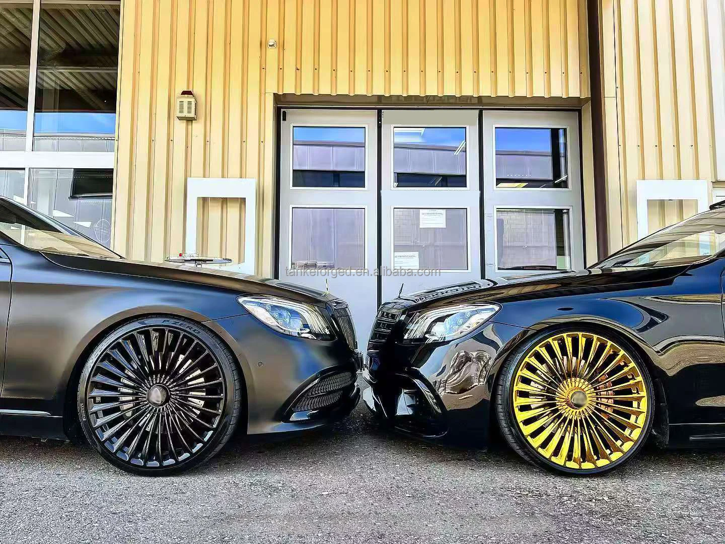 Rueda aleación forjada cromada oro 5x120 – Mercedes Benz GLS 450 - imagen 3