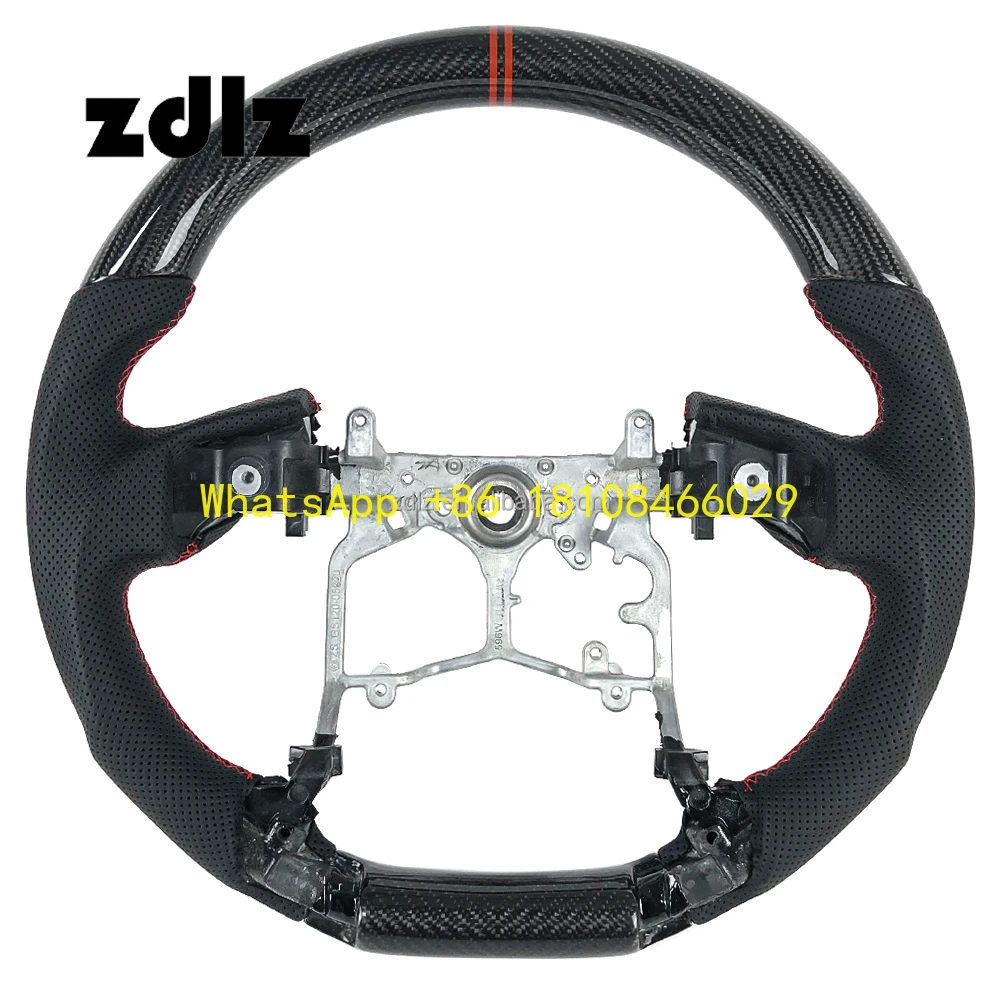 Volante de fibra de carbono personalizable para Toyota Tacoma 2012-2019