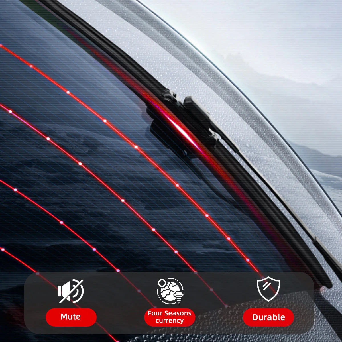 2 uds limpiaparabrisas de coche adecuado para Dacia Sandero 2007-2023 accesorios de ventana de parabrisas 2008 2012 2014 2015 2018 2019 2020 - imagen 3