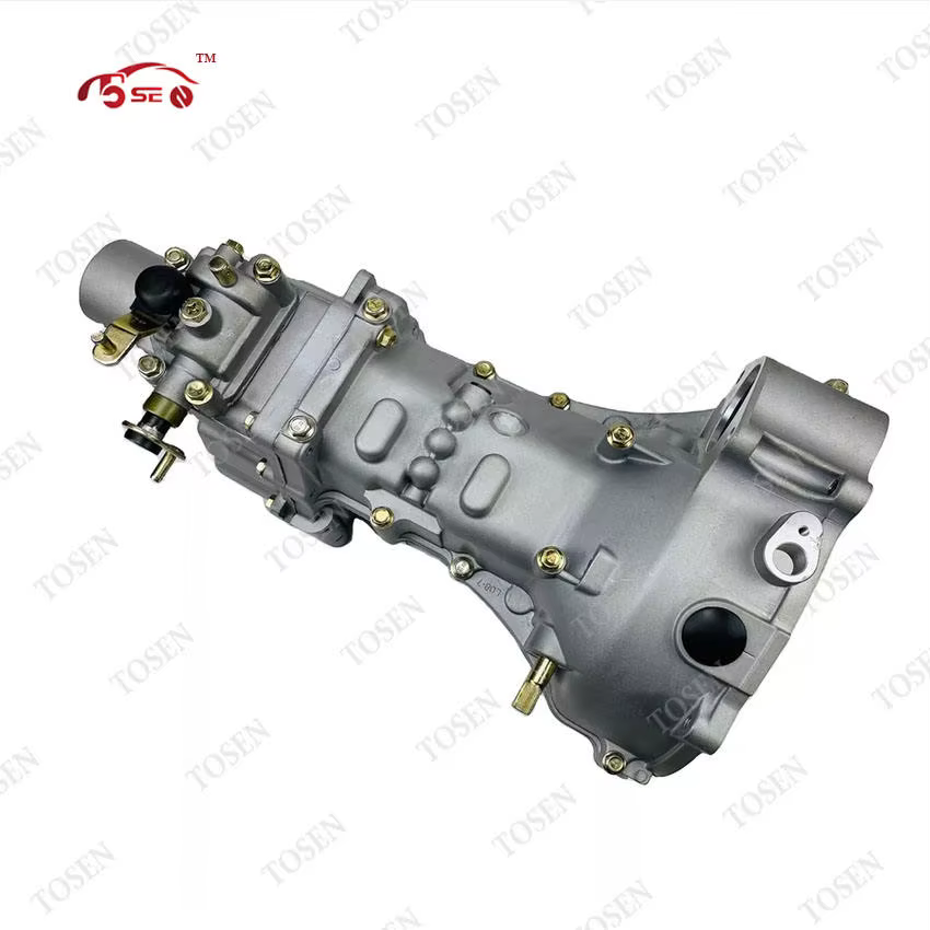 Vista frontal de la caja de cambios manual 5 velocidades para Suzuki F10A