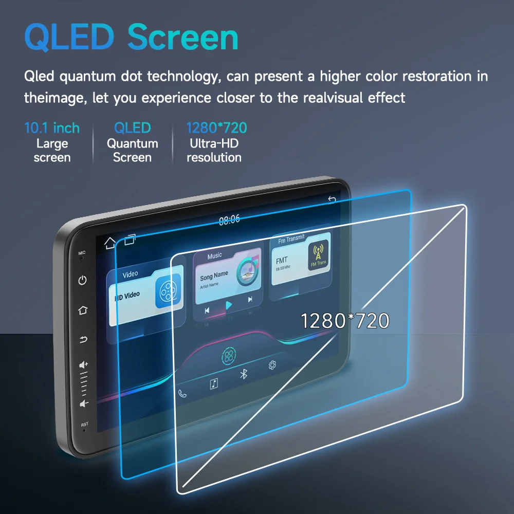 JIUYIN Monitor reposacabezas con pantalla IPS táctil Android WiFi - imagen 3