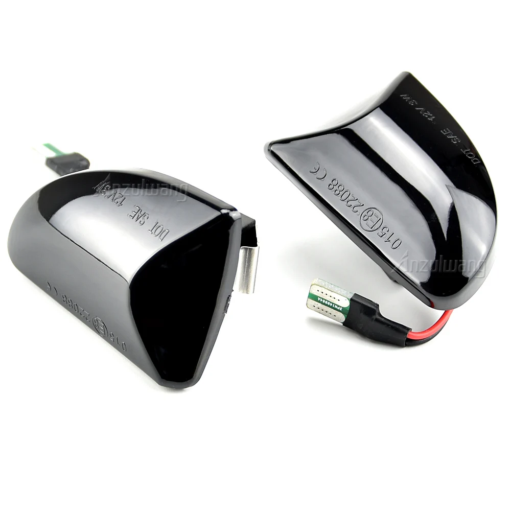 2 uds LED indicador lateral dinámico luz de guardabarros para Mercedes Benz Smart Fortwo W451Coupe Cabrio - imagen 3