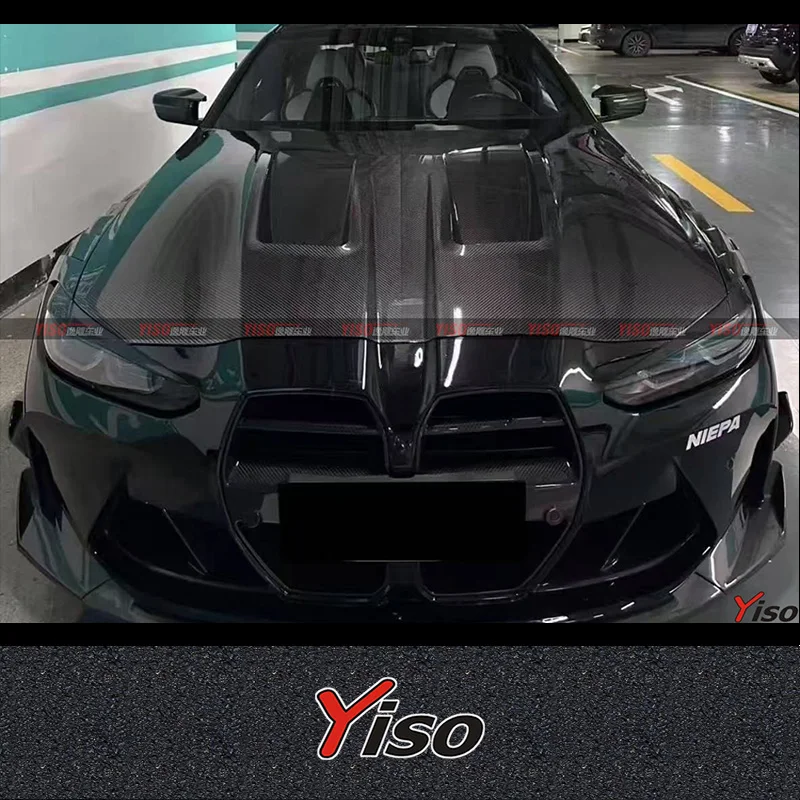 Capó de fibra de carbono seco para BMW M3 G80/M4 G82 - imagen 5