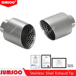 Escape deportivo SUMSOOmate silenciador acero inoxidable