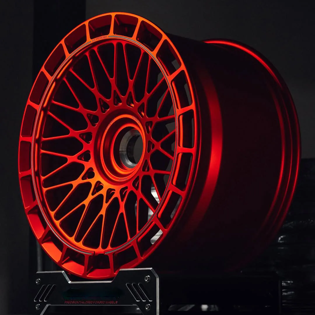 Llanta forjada monobloque pulida 5x114,3 para Chevrolet C8 Corvette - imagen 4
