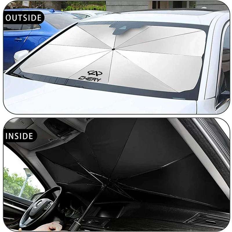 Parasol interior de parabrisas para Chery Tiggo 3, 4, 5, 7 y 8 - imagen 4