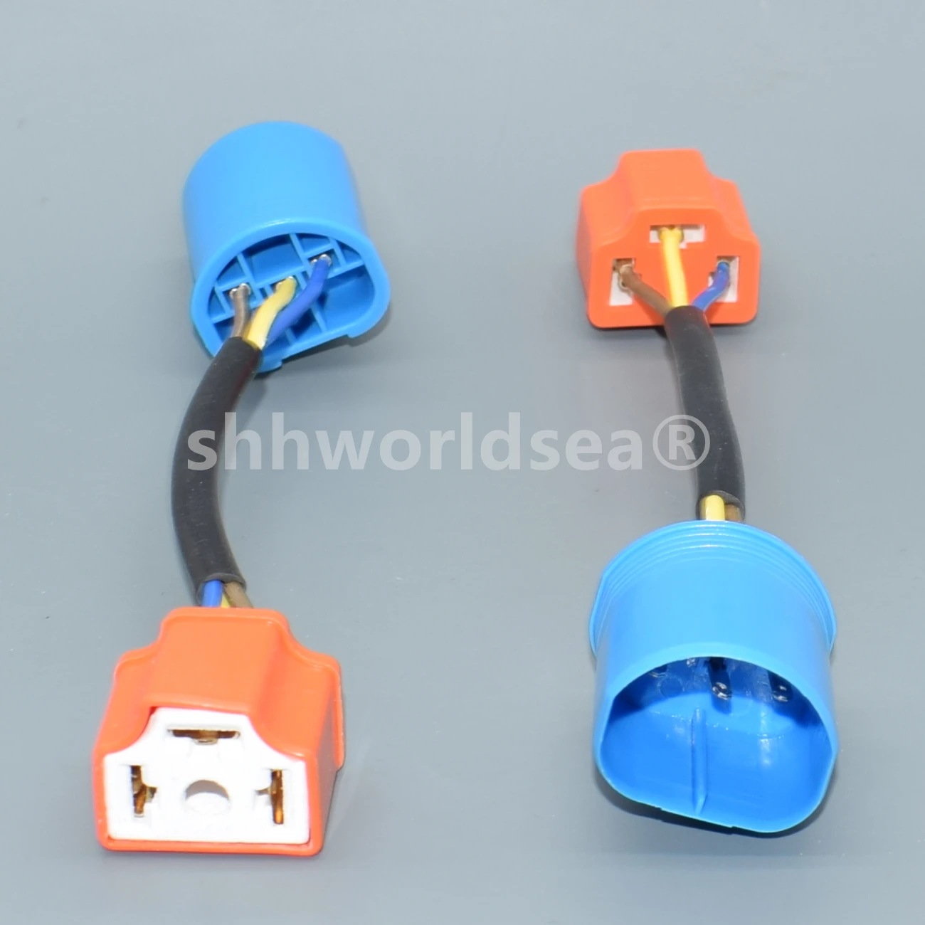 Shhworldsea Adaptador de faro 9004/9007 macho a H4 hembra - imagen 4