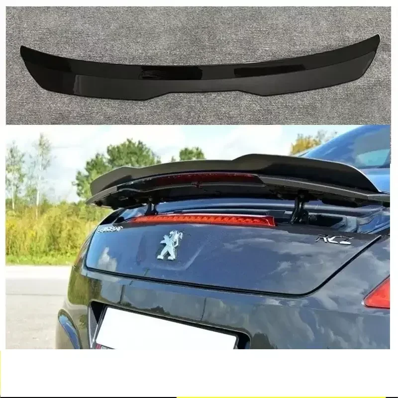Alerón trasero de maletero para Peugeot RCZ 2010-2015 ABS negro brillo