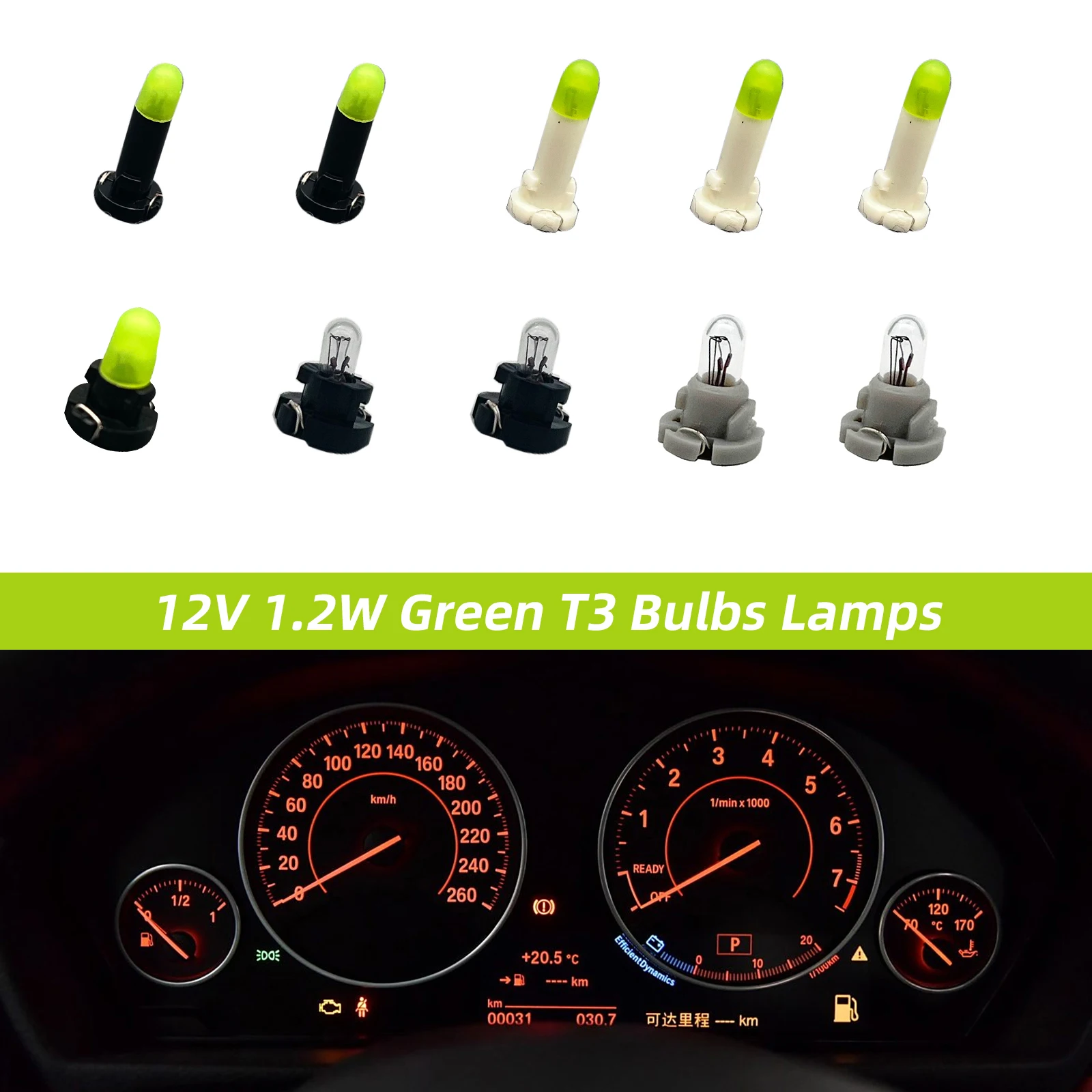 Juego lámparas bombillas grupo instrumentos VW T3 y Audi sin errores