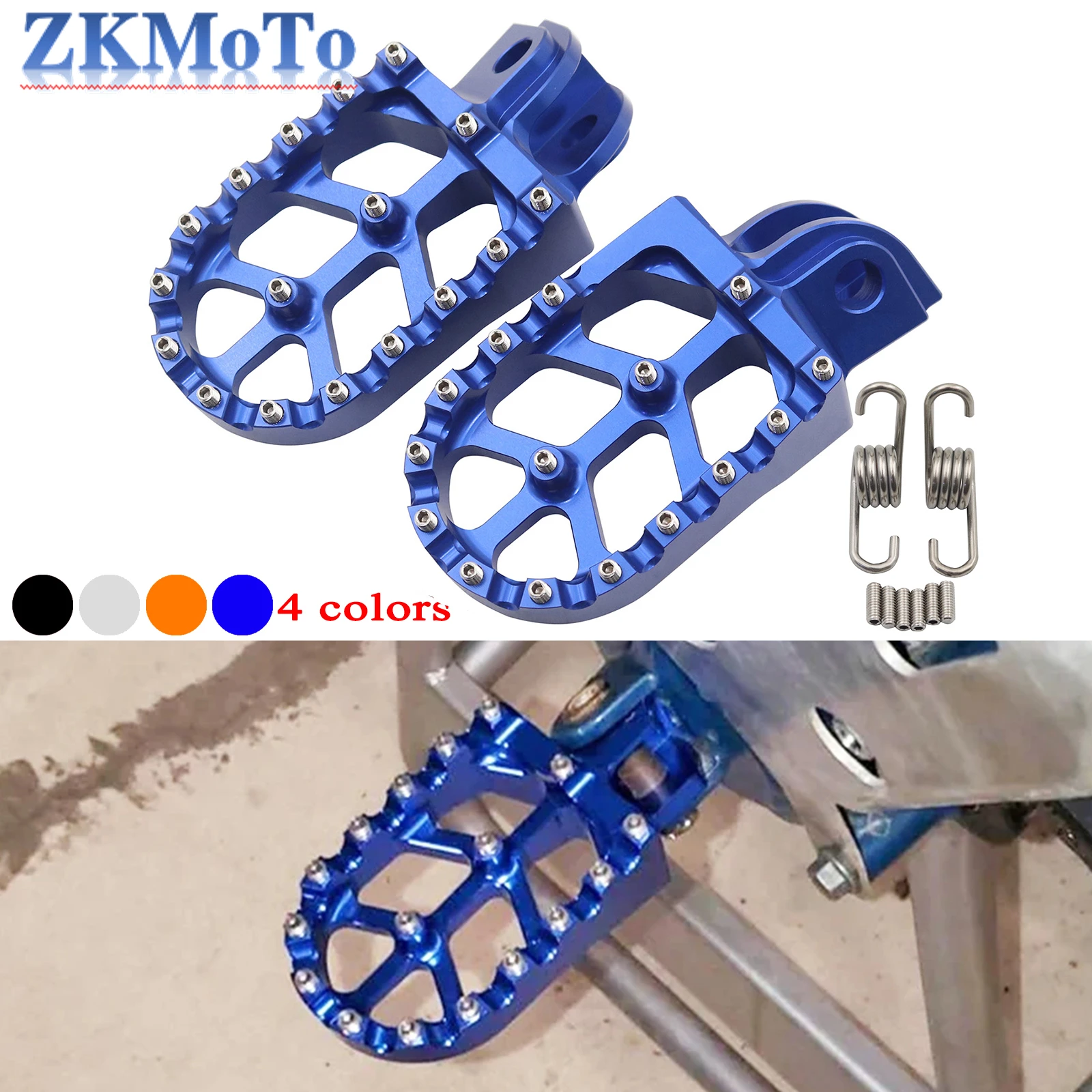 Reposapiés CNC para KTM 690 990 1290 – Pedales apoyo EXC