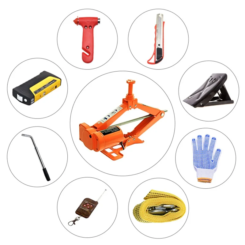 Gato eléctrico coche llave impacto tijera linterna – kit neumáticos - imagen 5