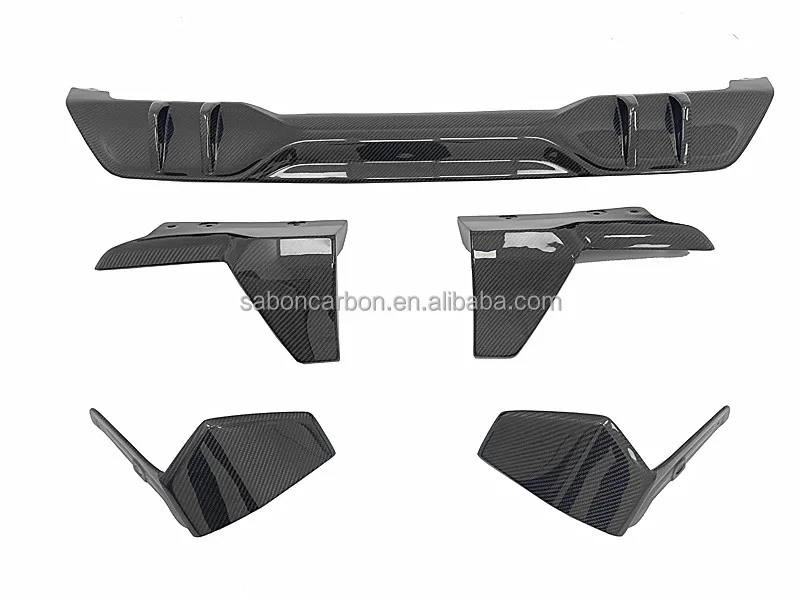 Divisor delantero de fibra de carbono para BMW X5 G05 M Sport