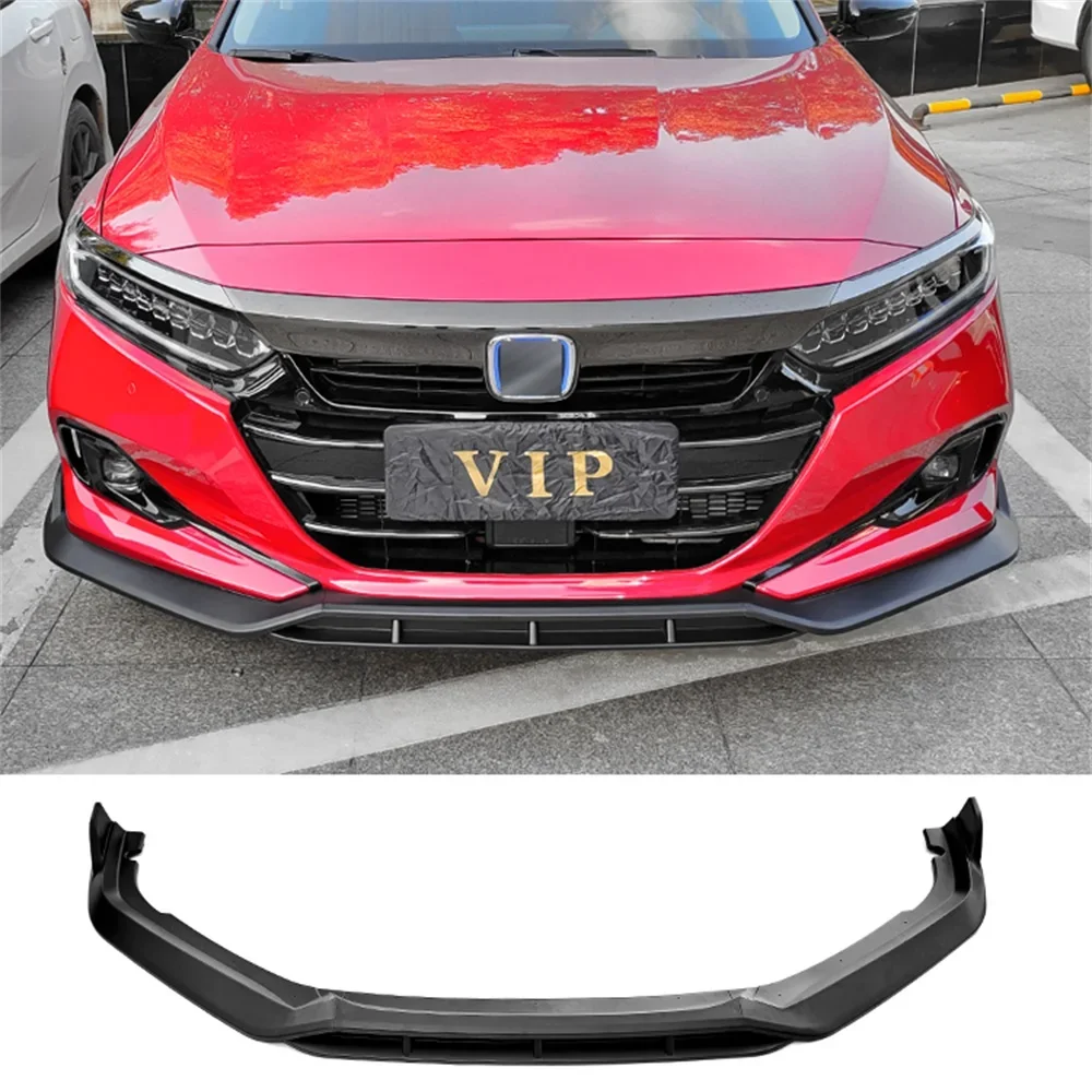 Labio de paragolpes delantero Honda Accord 2022 negro mate