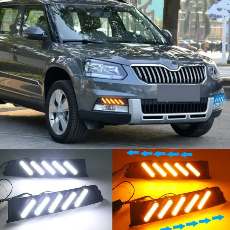 Luz diurna LED multifunción, intermitente y antiniebla para Skoda Yeti - imagen 2