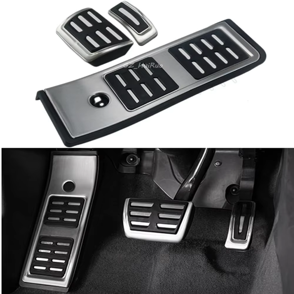Pedales de acero inoxidable Audi A4 B9 y A5 F5 (2016-2019)