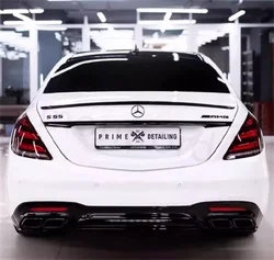 Mercedes Alerón ABS W222 S350/S500 negro brillante para maletero