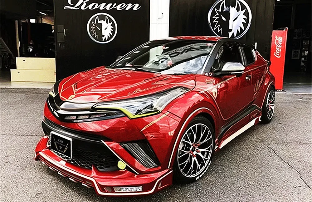 Cubierta de rejilla inferior negra para Toyota C-HR