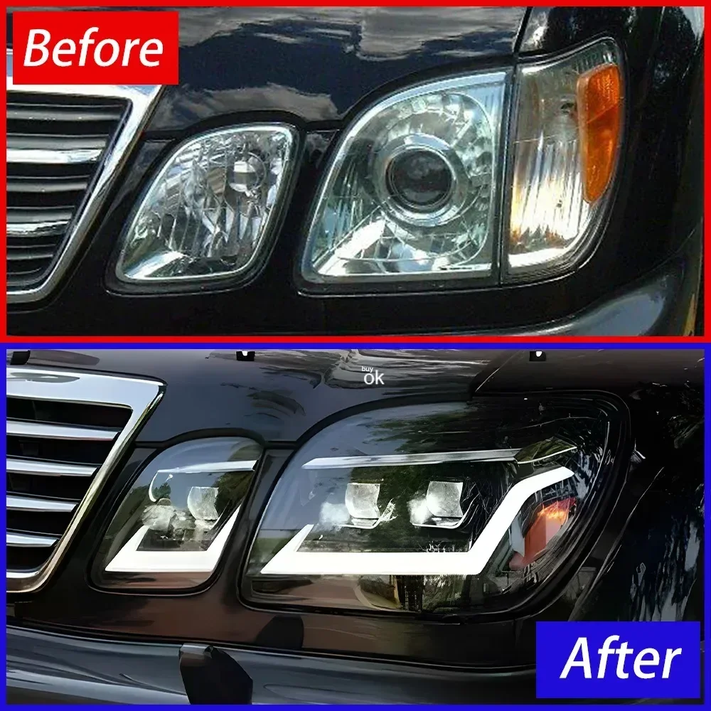 Pilotos traseros LED Lexus LX470 1998-2007 dinámicos - imagen 3